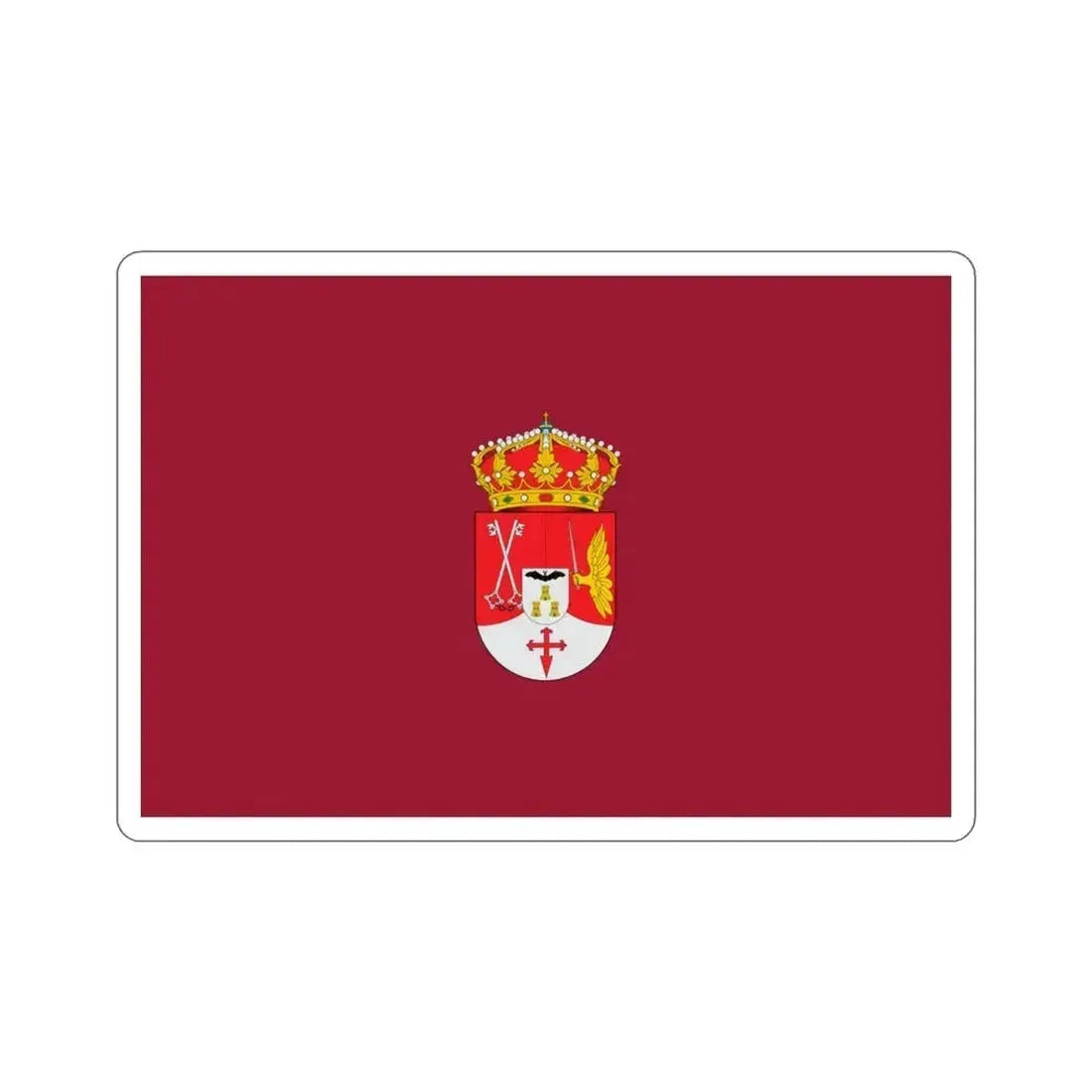 Flag of Albacete Spain STICKER Vinyl Die-Cut Decal 3 Inch - The Sticker Space