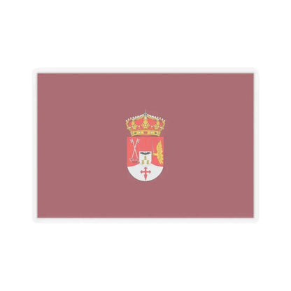 Flag of Albacete Spain - STICKER Vinyl Kiss-Cut Decal 2 Inch Transparent - The Sticker Space