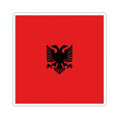 Flag of Albania 1912-1937 (Albania) STICKER Vinyl Kiss-Cut Decal 6 Inch White - The Sticker Space