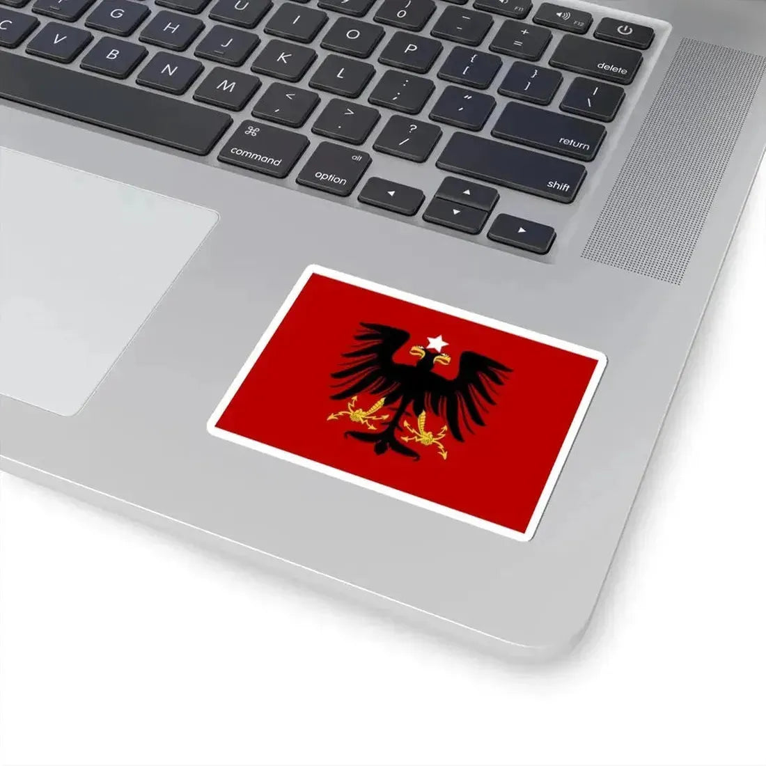 Flag of Albania 1914-1920 (Albania) STICKER Vinyl Kiss-Cut Decal - The Sticker Space