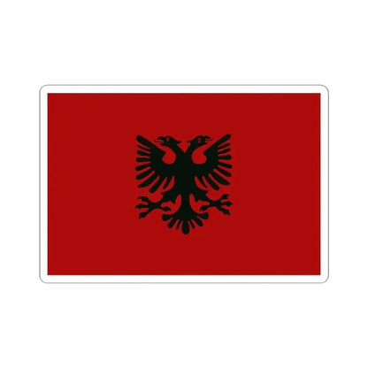 Flag of Albania 1920-1926 (Albania) STICKER Vinyl Kiss-Cut Decal 4 Inch White - The Sticker Space