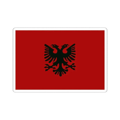 Flag of Albania 1920-1926 (Albania) STICKER Vinyl Kiss-Cut Decal 6 Inch White - The Sticker Space