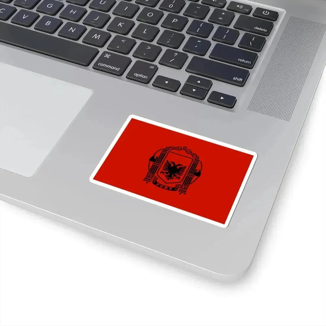 Flag of Albania 1939-1943 (Albania) STICKER Vinyl Kiss-Cut Decal - The Sticker Space