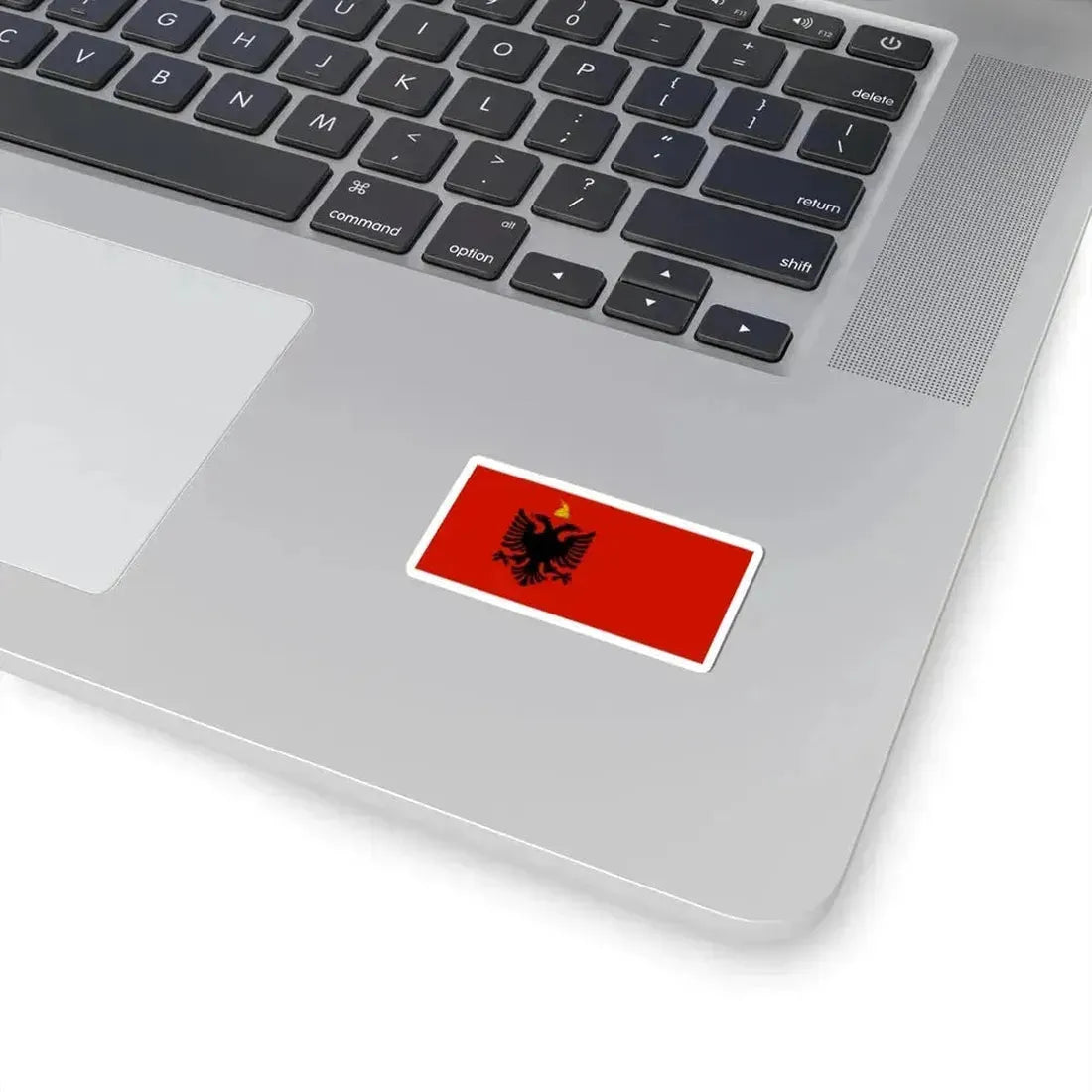 Flag of Albania 1943-1944 (Albania) STICKER Vinyl Kiss-Cut Decal - The Sticker Space