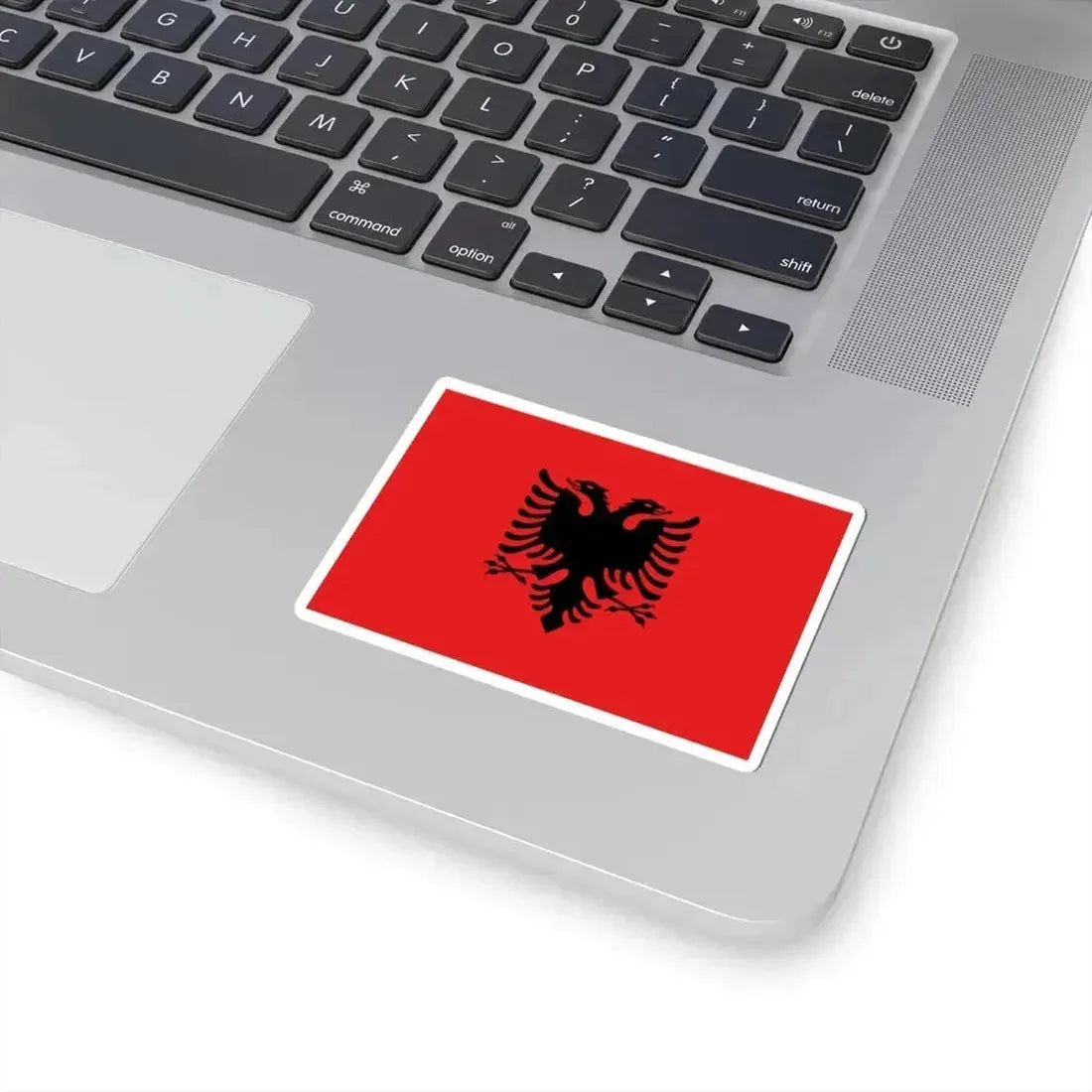 Flag of Albania 1992-2002 (Albania) STICKER Vinyl Kiss-Cut Decal - The Sticker Space