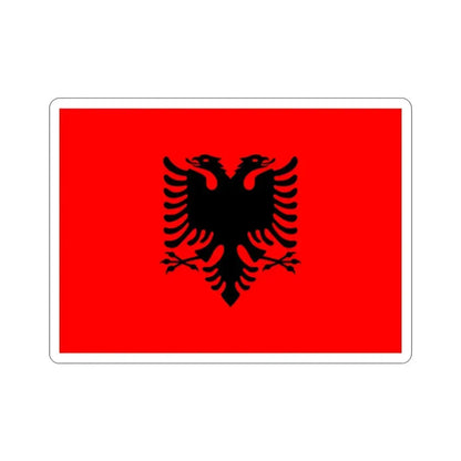 Flag of Albania STICKER Vinyl Die-Cut Decal 2 Inch - The Sticker Space