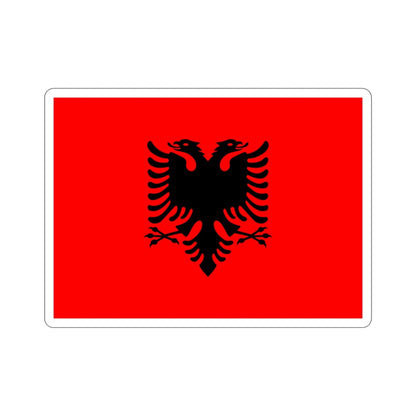 Flag of Albania STICKER Vinyl Die-Cut Decal-4 Inch-The Sticker Space