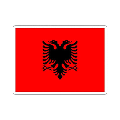 Flag of Albania STICKER Vinyl Die-Cut Decal 5 Inch - The Sticker Space