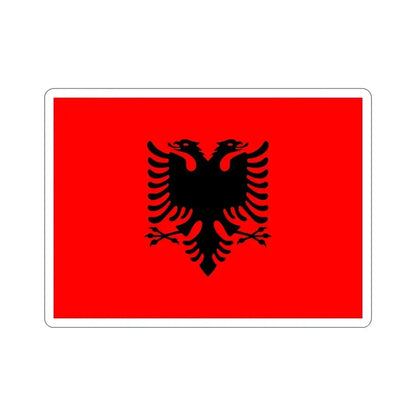 Flag of Albania STICKER Vinyl Die-Cut Decal - The Sticker Space
