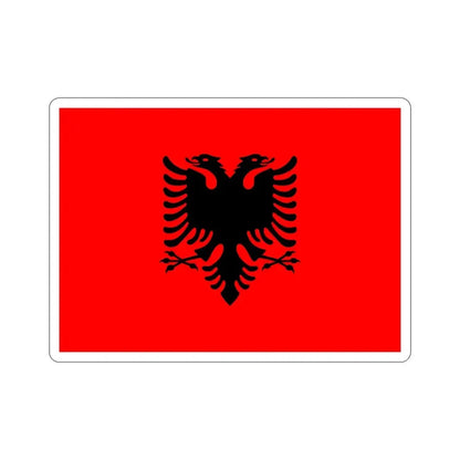 Flag of Albania STICKER Vinyl Die-Cut Decal - The Sticker Space