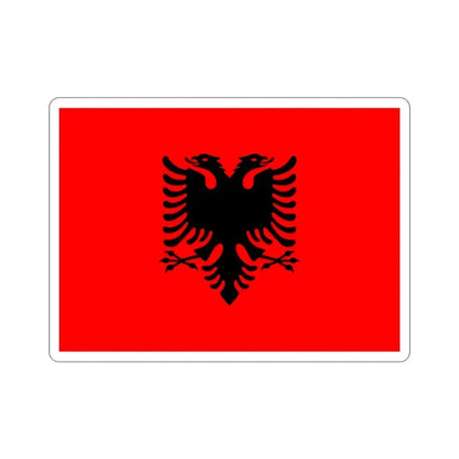 Flag of Albania STICKER Vinyl Die-Cut Decal - The Sticker Space