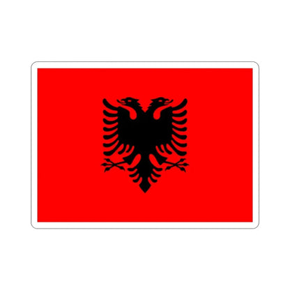 Flag of Albania STICKER Vinyl Die-Cut Decal - The Sticker Space