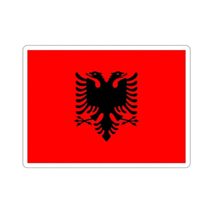 Flag of Albania STICKER Vinyl Die-Cut Decal - The Sticker Space