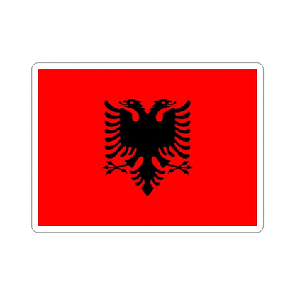 Flag of Albania STICKER Vinyl Die-Cut Decal - The Sticker Space