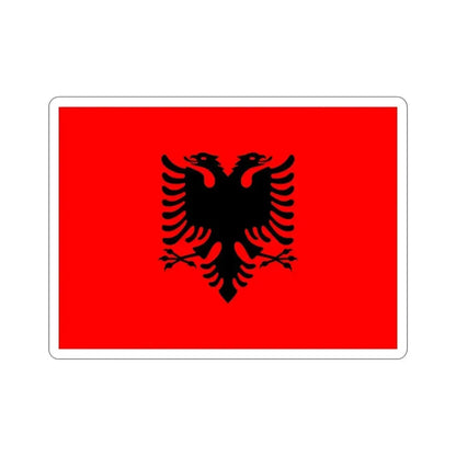 Flag of Albania STICKER Vinyl Die-Cut Decal - The Sticker Space