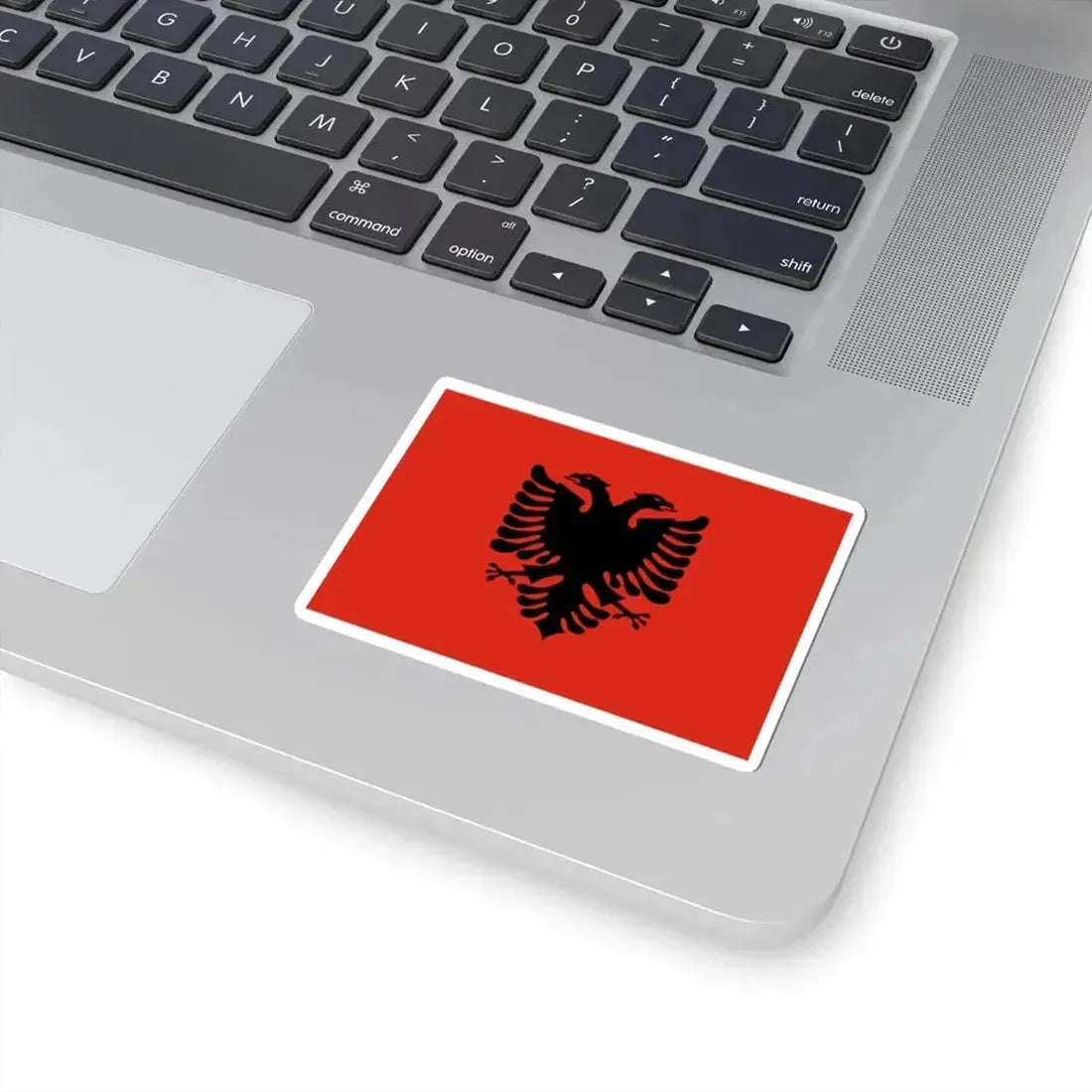 Flag of Albania Vexilla Mundi (Albania) STICKER Vinyl Kiss-Cut Decal - The Sticker Space