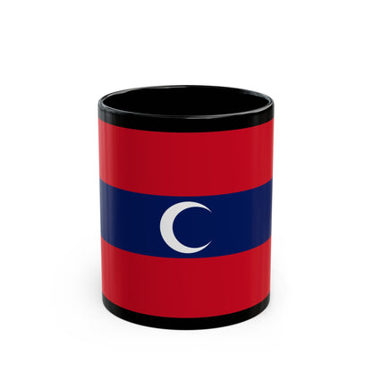 Flag of Albanian Muslims of the first quarter of the 19th century - Black Coffee Mug-11oz-The Sticker Space