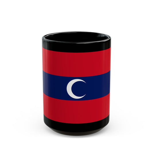 Flag of Albanian Muslims of the first quarter of the 19th century - Black Coffee Mug-15oz-The Sticker Space