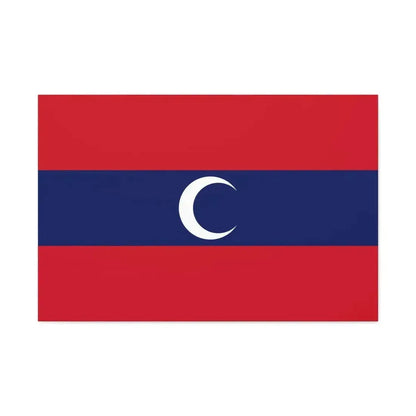 Flag of Albanian Muslims of the first quarter of the 19th century - Canvas Wall Art - The Sticker Space