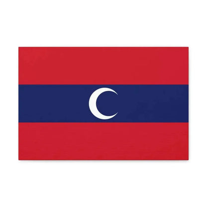 Flag of Albanian Muslims of the first quarter of the 19th century - Canvas Wall Art - The Sticker Space