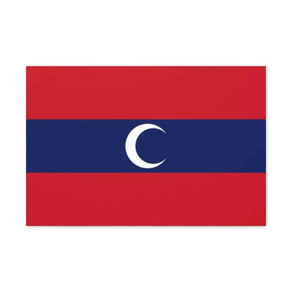 Flag of Albanian Muslims of the first quarter of the 19th century - Canvas Wall Art - The Sticker Space