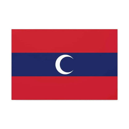 Flag of Albanian Muslims of the first quarter of the 19th century - Canvas Wall Art - The Sticker Space