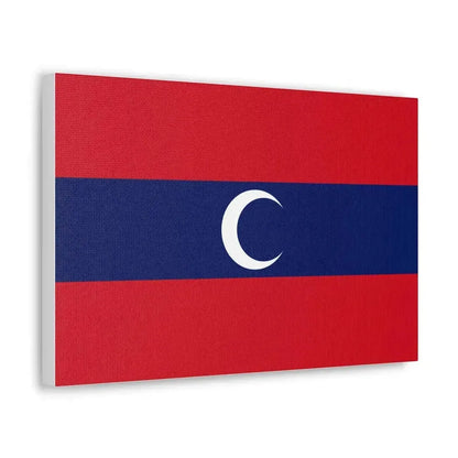 Flag of Albanian Muslims of the first quarter of the 19th century - Canvas Wall Art - The Sticker Space