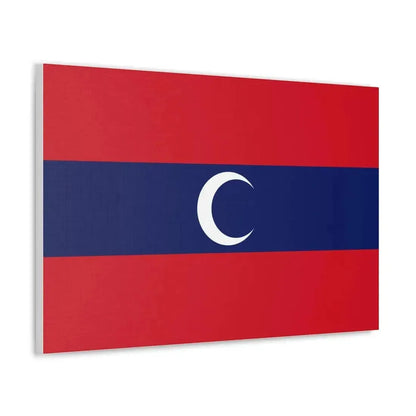 Flag of Albanian Muslims of the first quarter of the 19th century - Canvas Wall Art - The Sticker Space