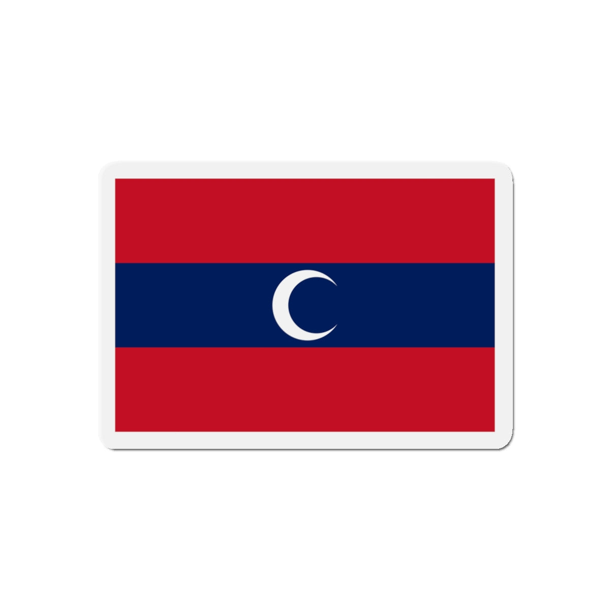 Flag of Albanian Muslims of the first quarter of the 19th century - Die-Cut Magnet-4" x 4"-The Sticker Space