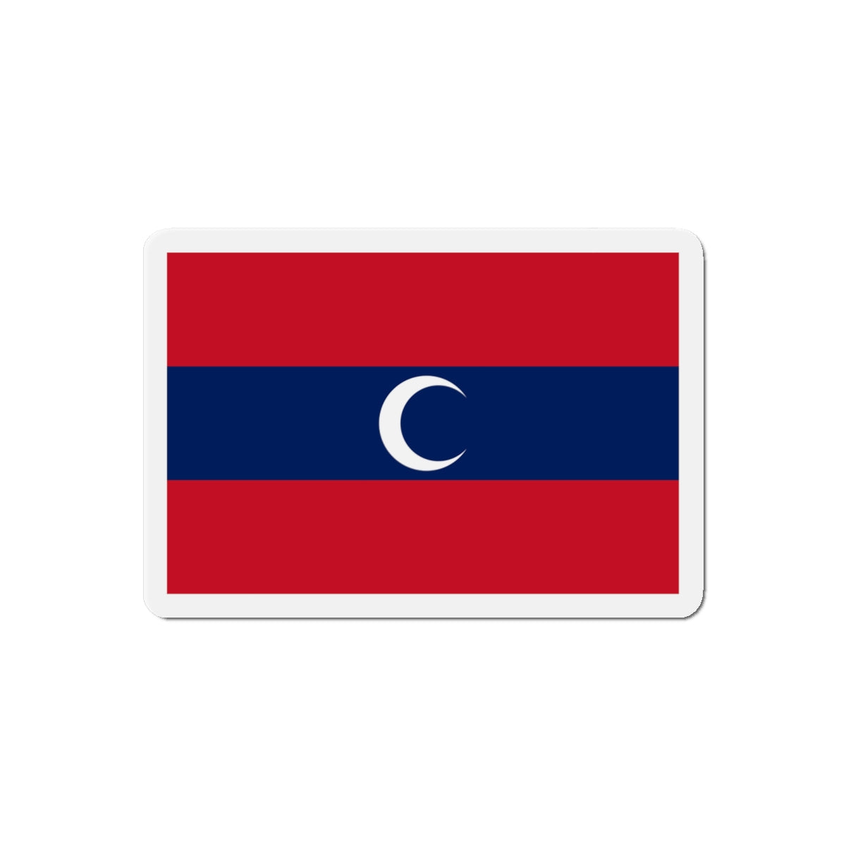 Flag of Albanian Muslims of the first quarter of the 19th century - Die-Cut Magnet-6 × 6"-The Sticker Space