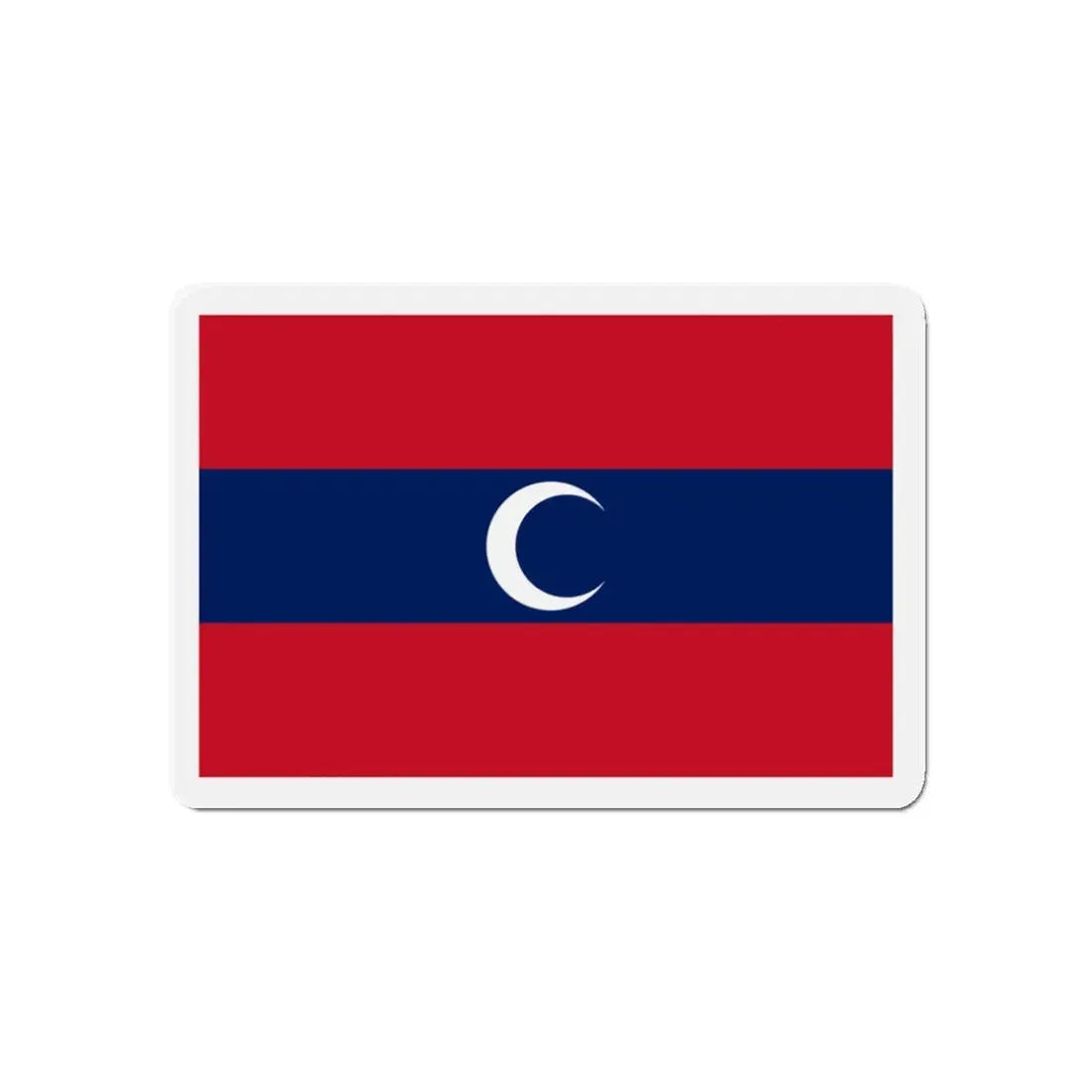 Flag of Albanian Muslims of the first quarter of the 19th century - Refrigerator Magnet 3 Inch - The Sticker Space