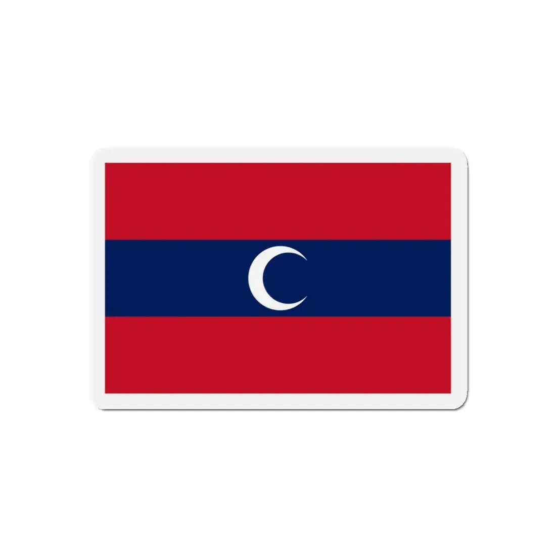 Flag of Albanian Muslims of the first quarter of the 19th century - Refrigerator Magnet 4 Inch - The Sticker Space