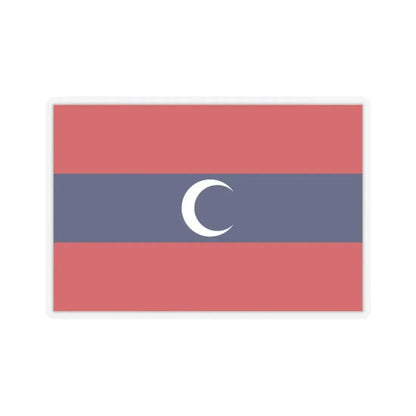 Flag of Albanian Muslims of the first quarter of the 19th century - STICKER Vinyl Kiss-Cut Decal 2 Inch Transparent - The Sticker Space