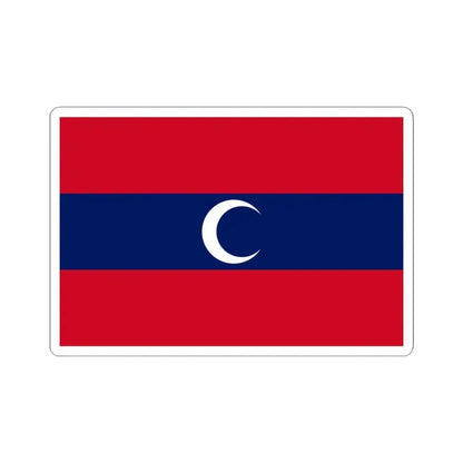 Flag of Albanian Muslims of the first quarter of the 19th century - STICKER Vinyl Kiss-Cut Decal 4 Inch White - The Sticker Space