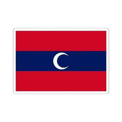 Flag of Albanian Muslims of the first quarter of the 19th century - STICKER Vinyl Kiss-Cut Decal 6 Inch White - The Sticker Space