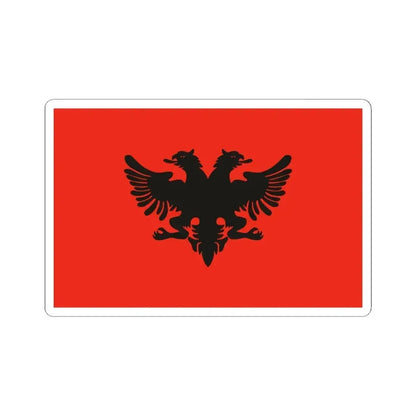 Flag of Albanian Provisional Government 1912-1914 (Albania) STICKER Vinyl Kiss-Cut Decal 6 Inch White - The Sticker Space