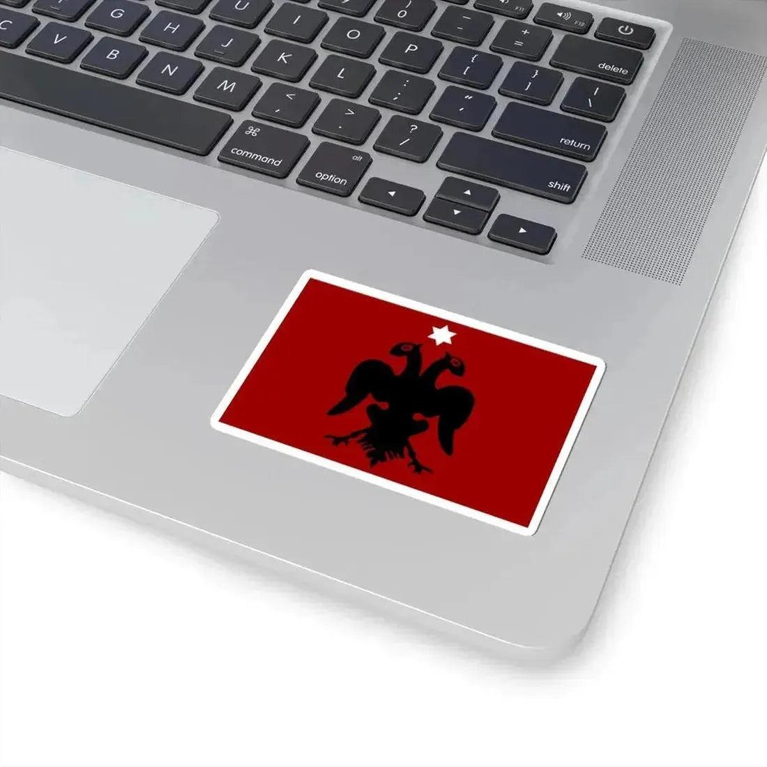 Flag of Albanian Provisional Government Jun-Nov 1912 (Albania) STICKER Vinyl Kiss-Cut Decal - The Sticker Space