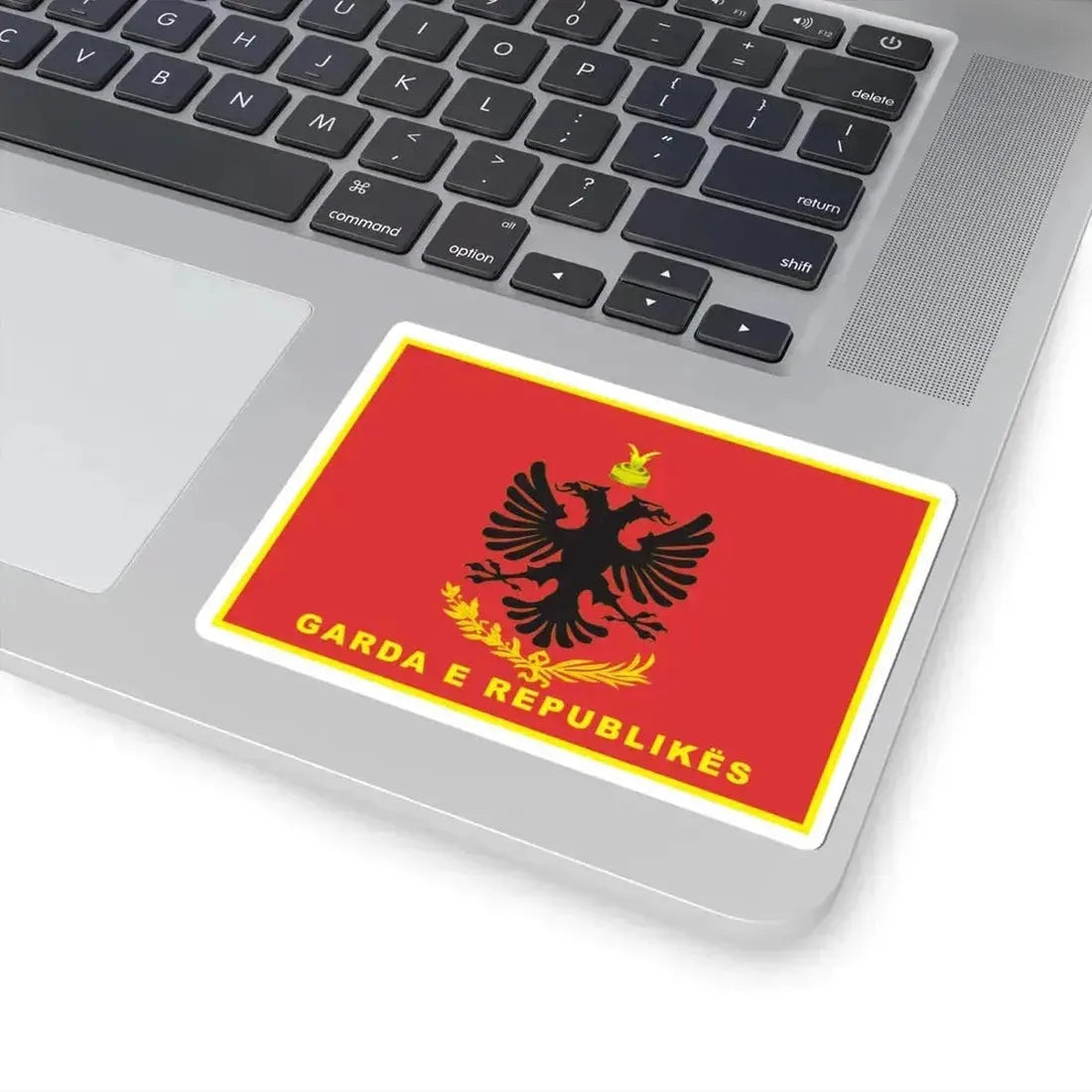 Flag of Albanian Republican Guard (Albania) STICKER Vinyl Kiss-Cut Decal - The Sticker Space