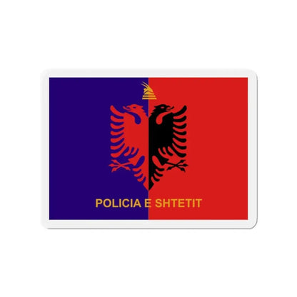 Flag of Albanian State Police - Refrigerator Magnet - The Sticker Space