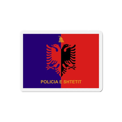 Flag of Albanian State Police - Refrigerator Magnet - The Sticker Space