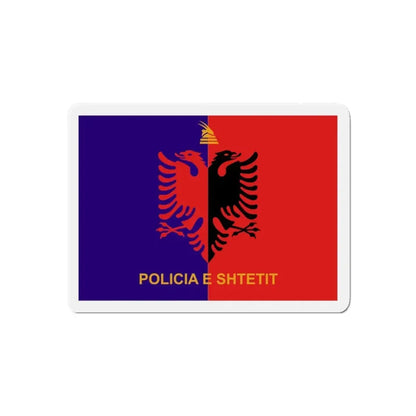 Flag of Albanian State Police - Refrigerator Magnet - The Sticker Space