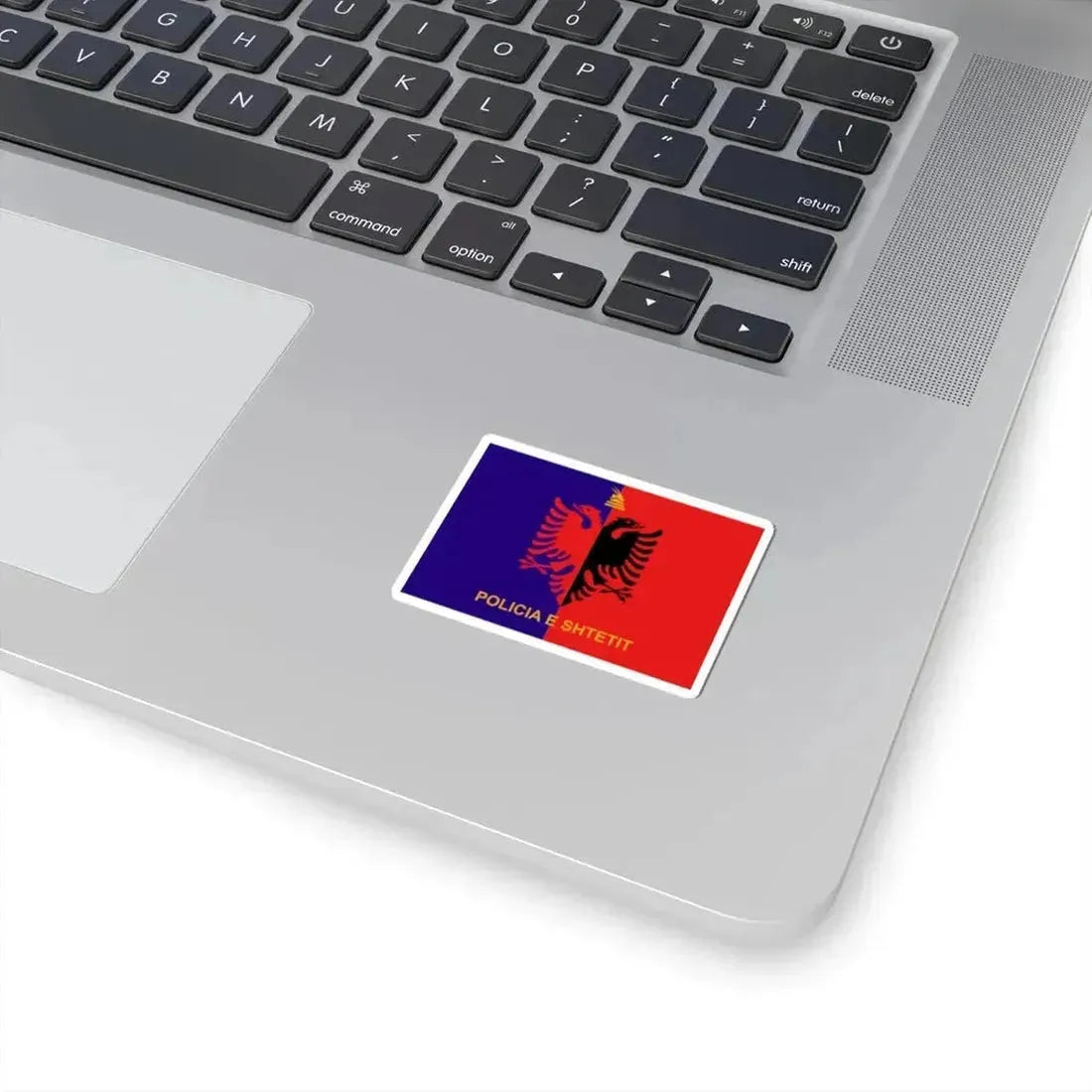 Flag of Albanian State Police - STICKER Vinyl Kiss-Cut Decal - The Sticker Space