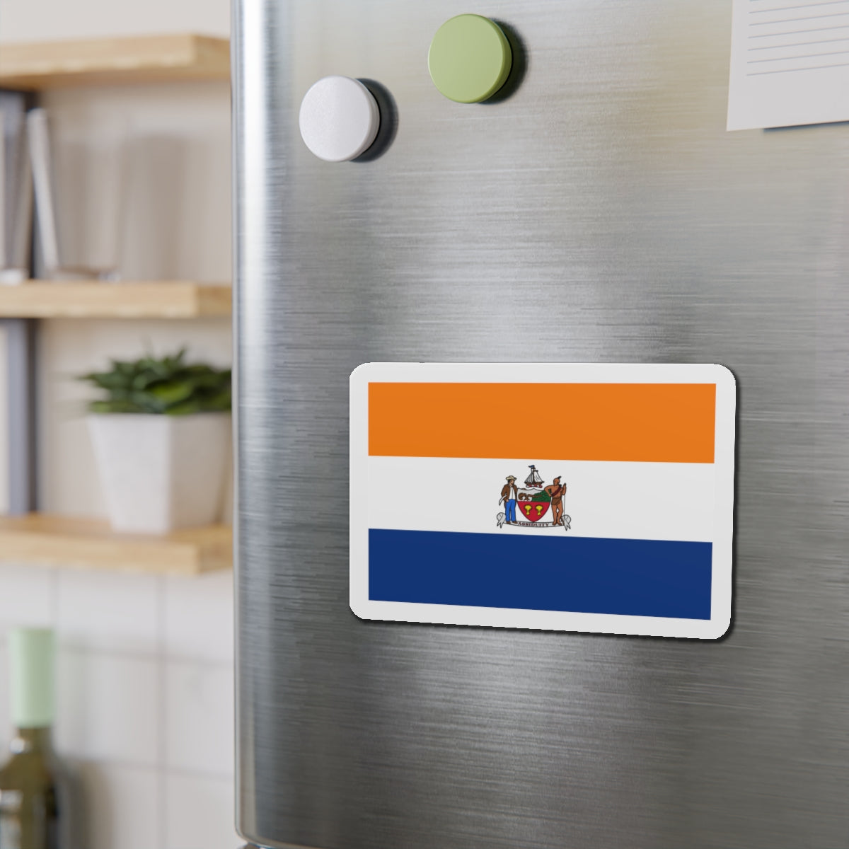 Flag of Albany New York - Die-Cut Magnet-The Sticker Space