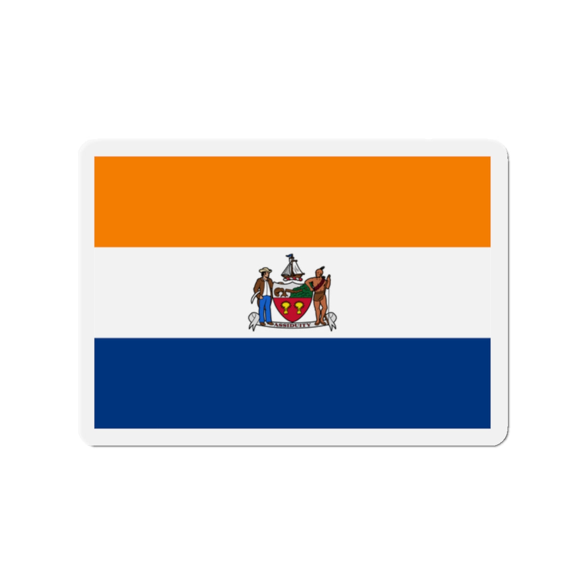 Flag of Albany New York - Die-Cut Magnet-2" x 2"-The Sticker Space