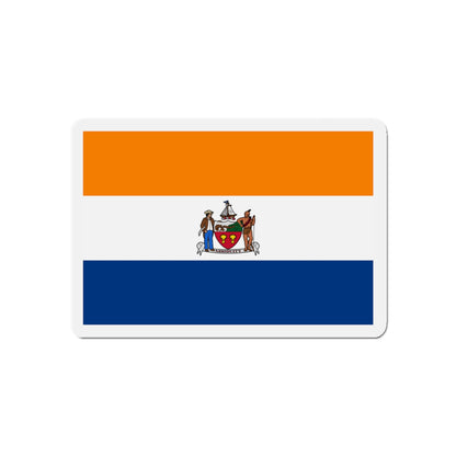 Flag of Albany New York - Die-Cut Magnet-5" x 5"-The Sticker Space