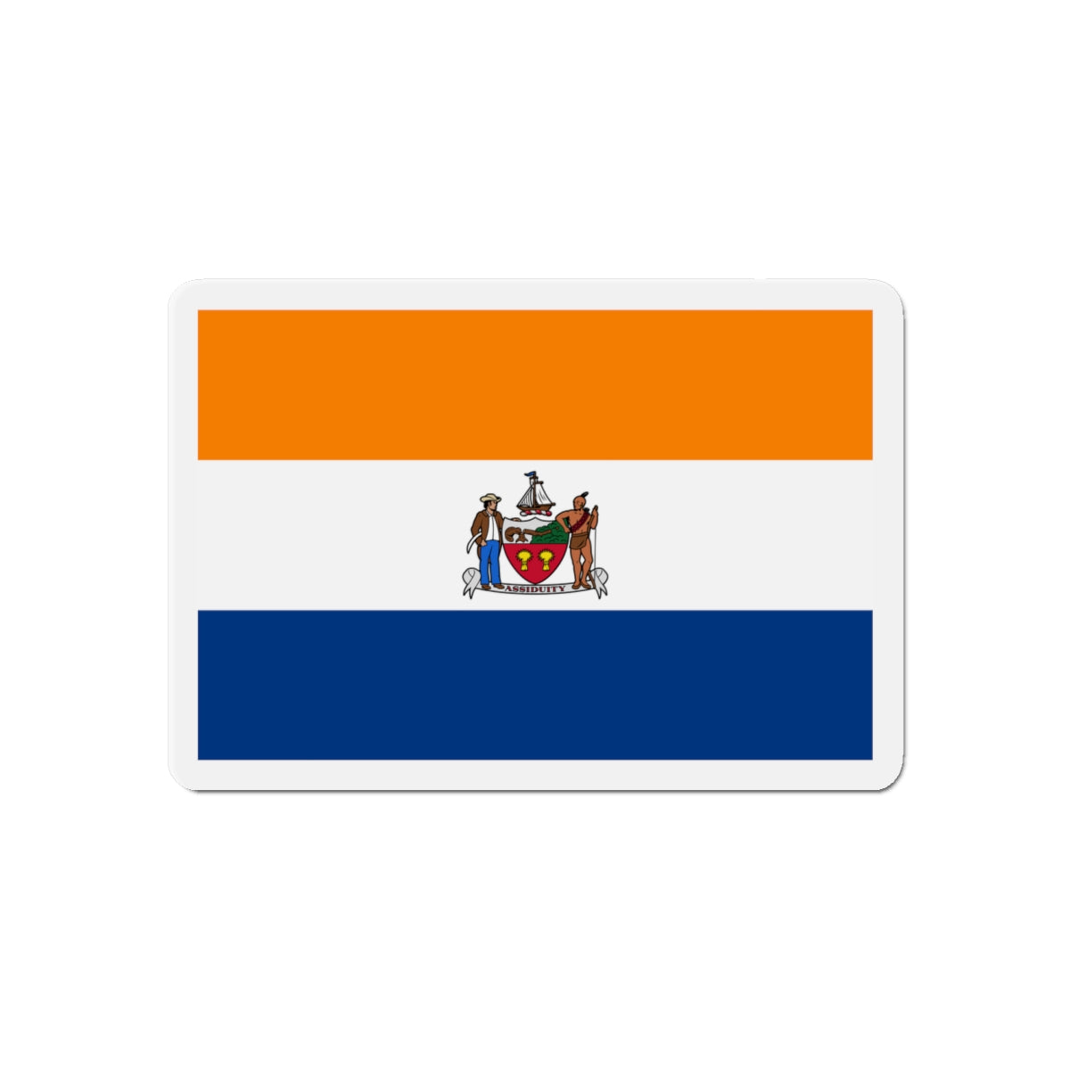 Flag of Albany New York - Die-Cut Magnet-6 × 6"-The Sticker Space