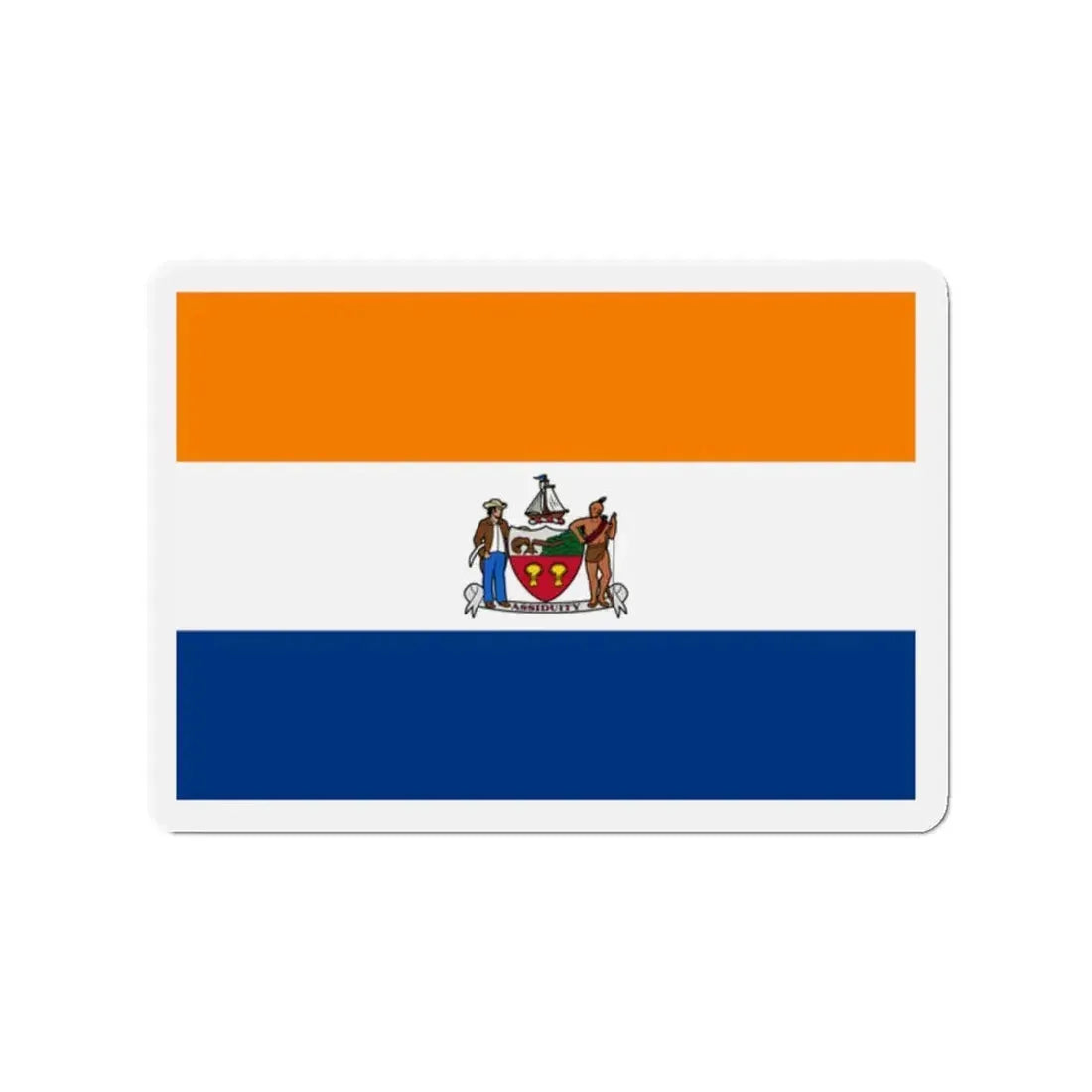 Flag of Albany New York - Refrigerator Magnet 2 Inch - The Sticker Space