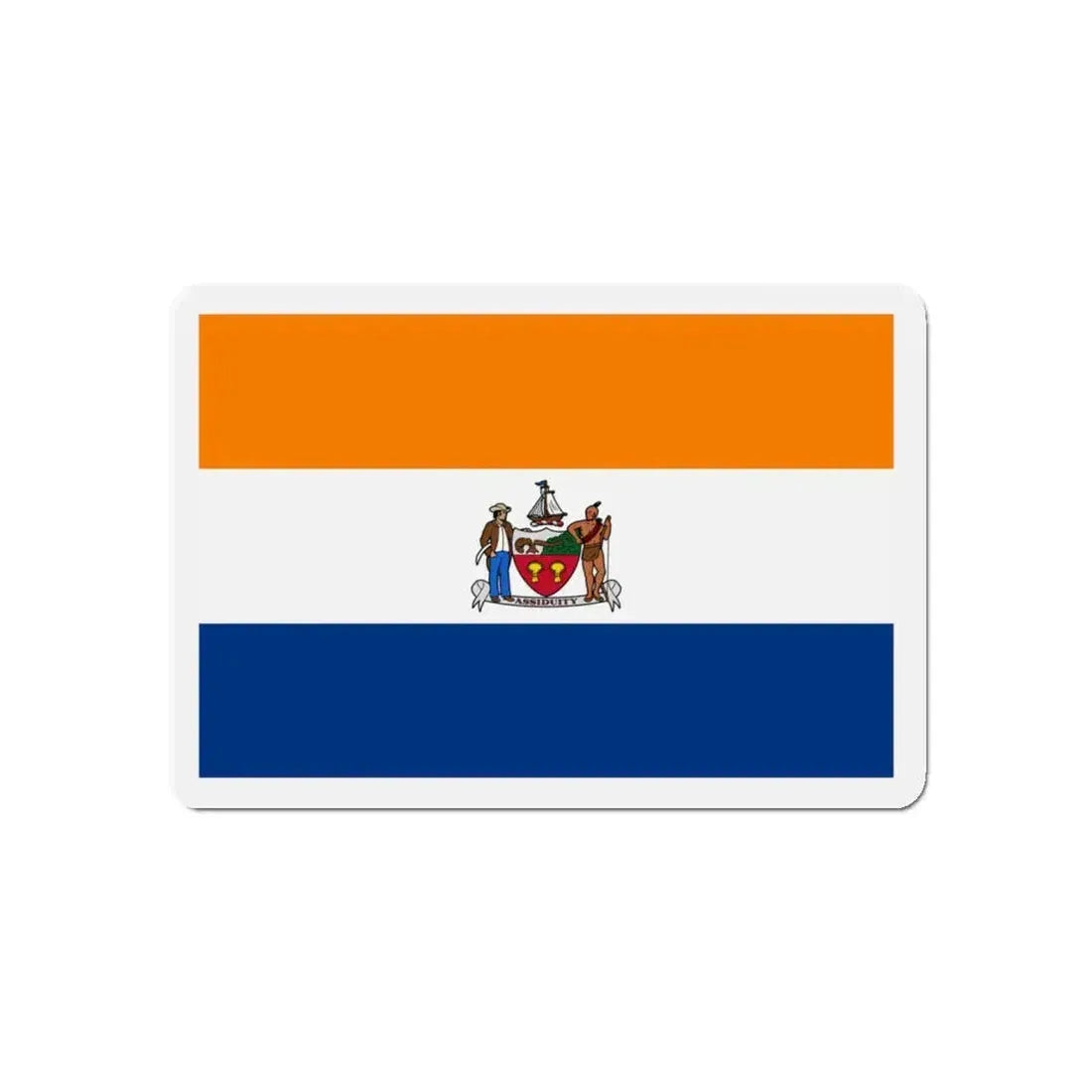 Flag of Albany New York - Refrigerator Magnet 5 Inch - The Sticker Space