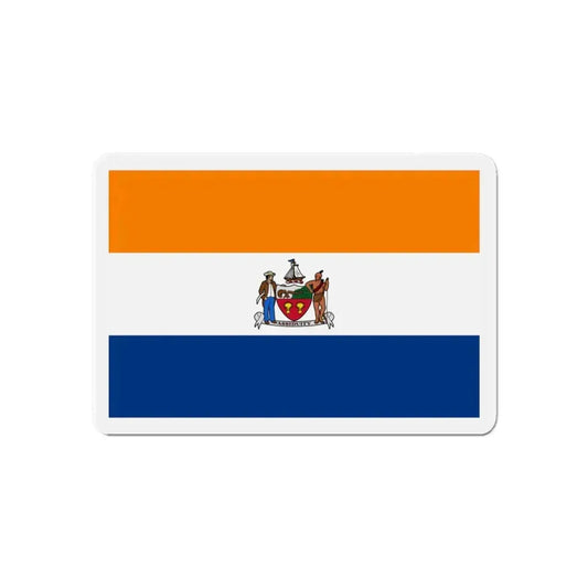 Flag of Albany New York - Refrigerator Magnet 6 Inch - The Sticker Space