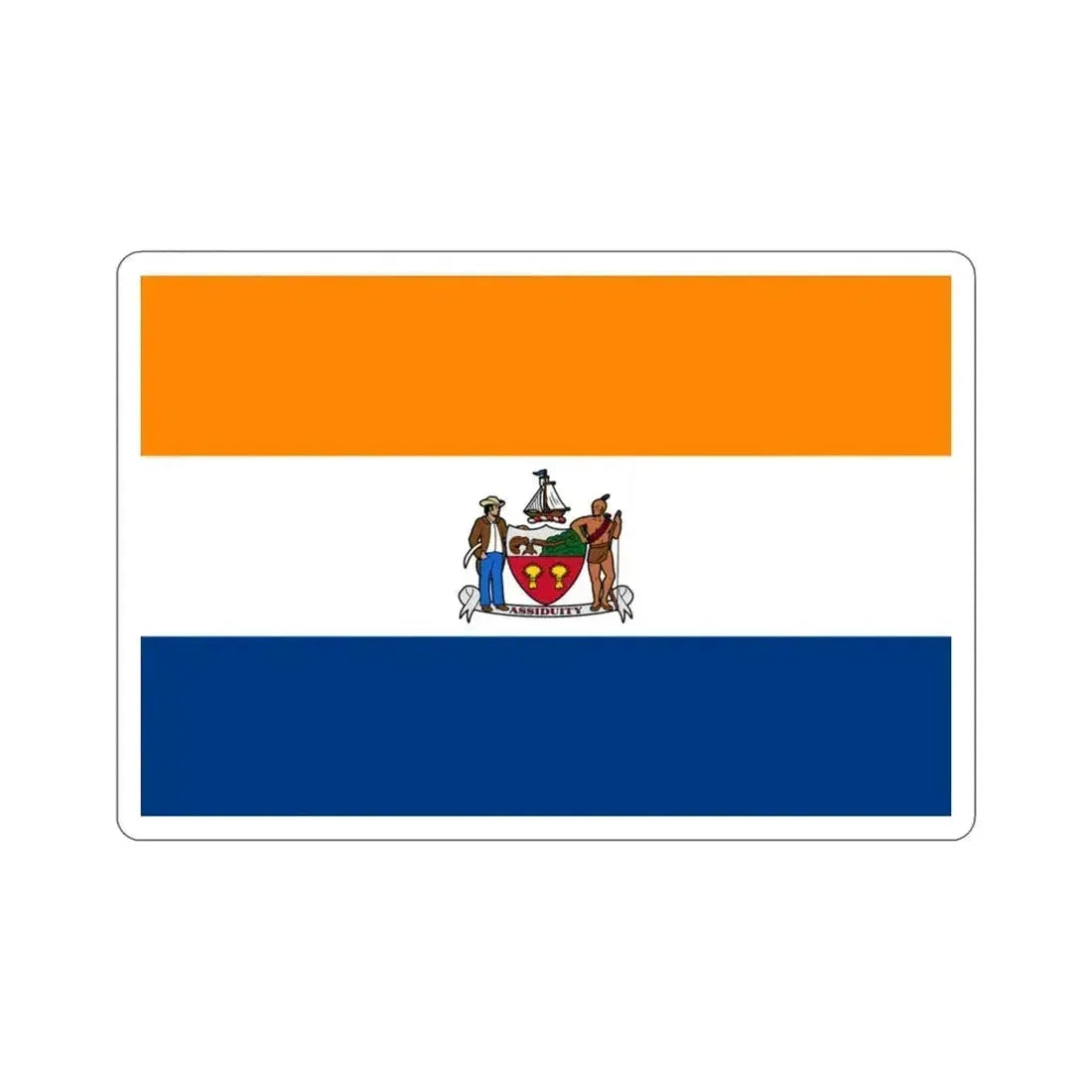 Flag of Albany New York USA STICKER Vinyl Die-Cut Decal 3 Inch - The Sticker Space